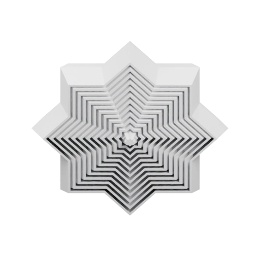 Складная орнаментальная звезда-1