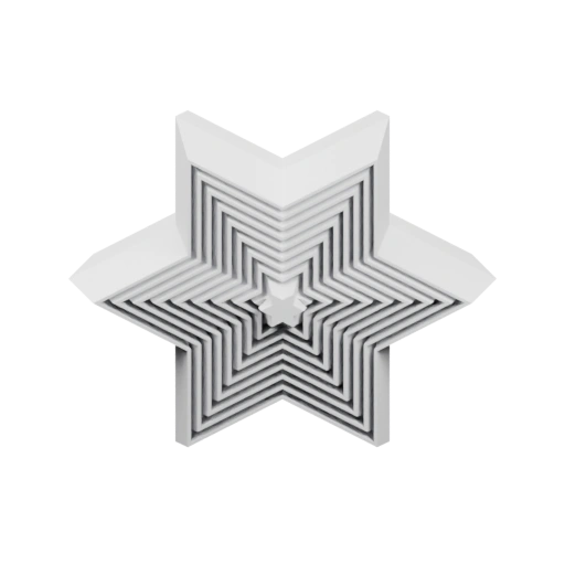 Складная елочная звезда-1