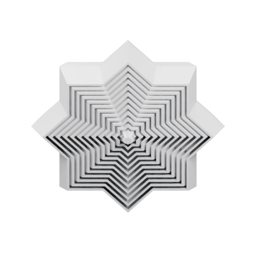 Складная звезда из 8 лучей-1