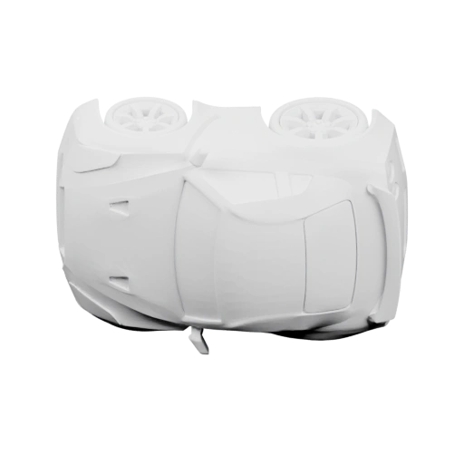 Деформированная Nissan GT-R R34