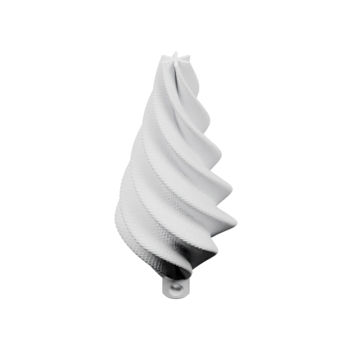 Ёлочная игрушка «Закрученная капля»