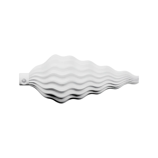 Ёлочная игрушка «Капля с рёбрами»