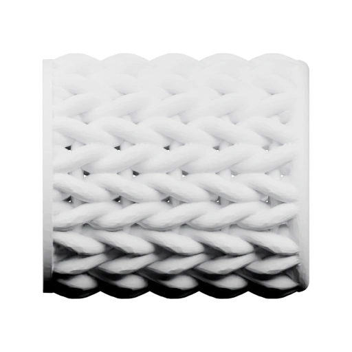 Цилиндр со вязаным узором