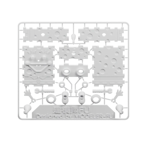 Набор деталей мультяшной губки