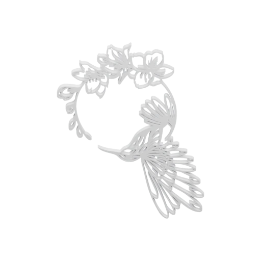 Декоративный цветочный венок-кольцо