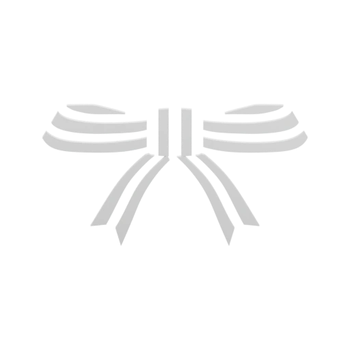 Декоративный полосатый бант