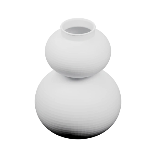 Ваза в форме двойной тыквы