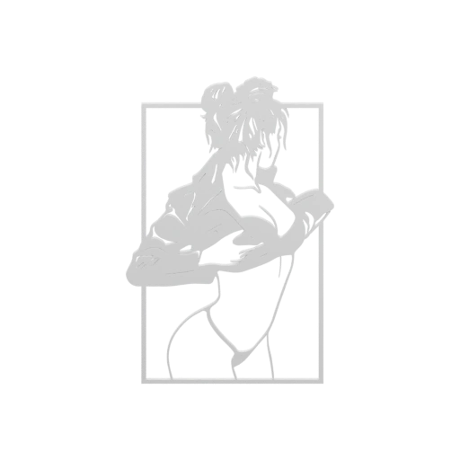 Панель с силуэтом женщины