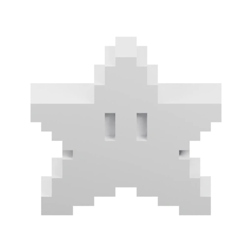 Большая пиксельная звезда