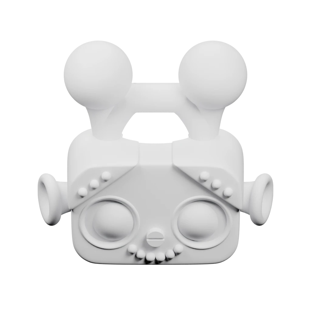 Брелок голова бота