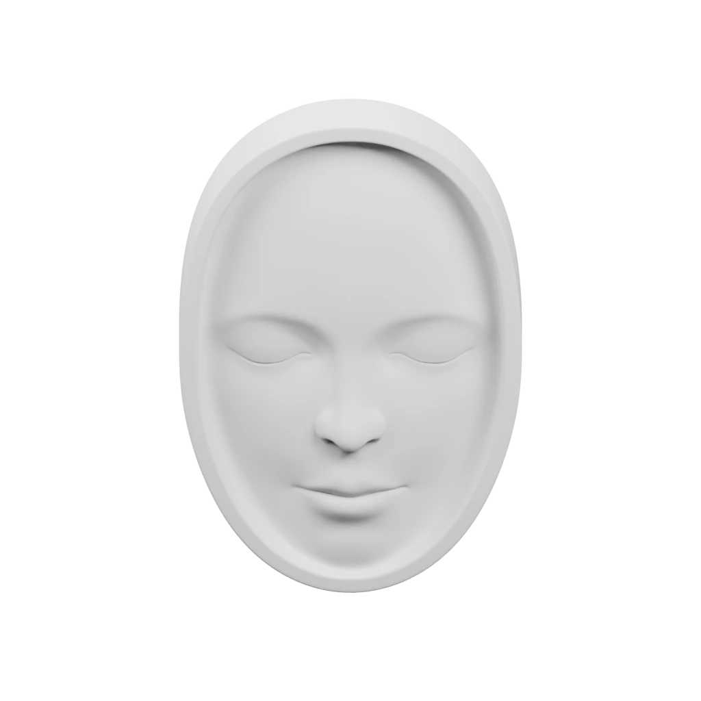 Минималистичный лоток лицо