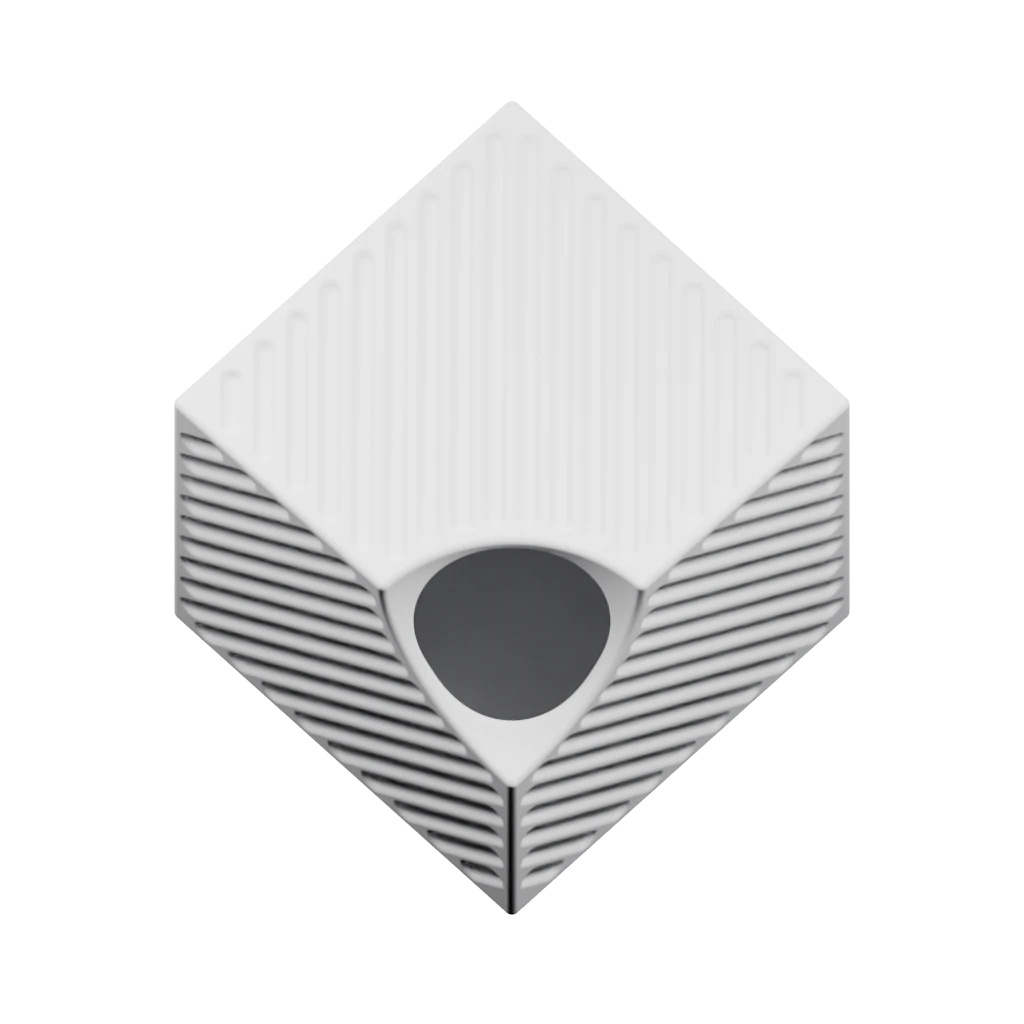 Ваза Vertex Ribbed